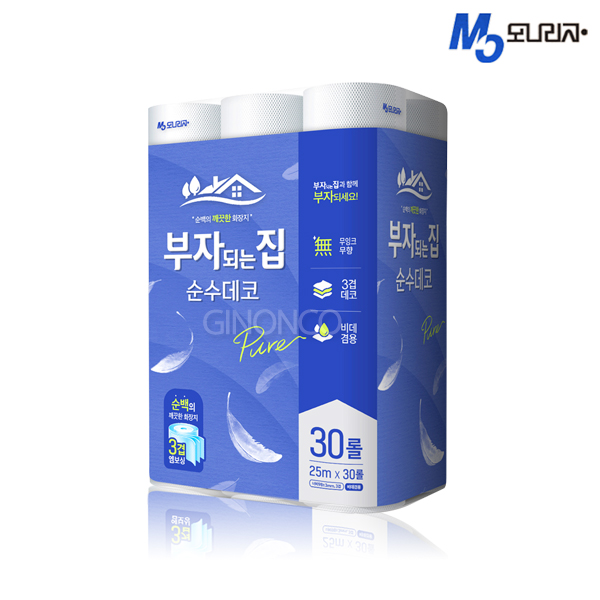가성비 좋은 부자되는집 순수 데코 30롤 화장지, 1팩 추천해요 가성비 좋은 부자되는집 순수 데코 30롤 화장지, 1팩 추천해요