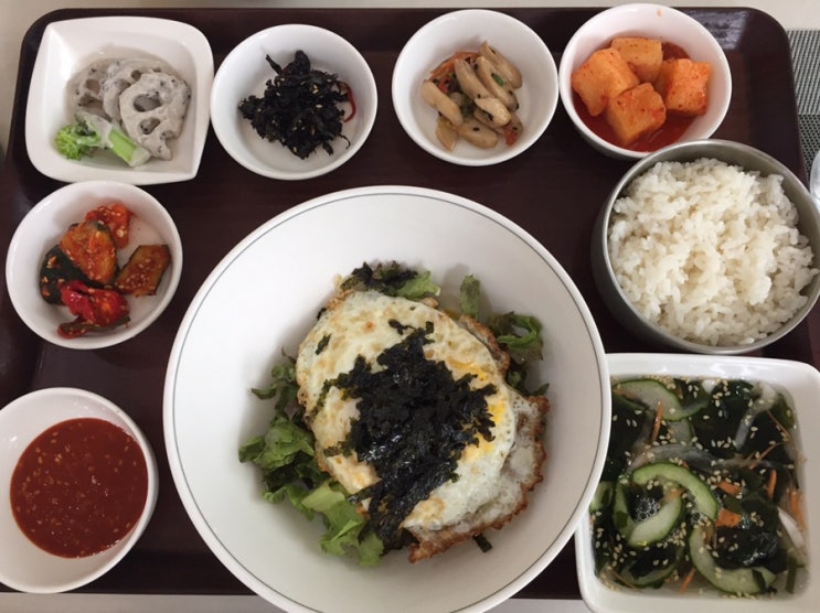  [식당 문닫음] 계란만 제외하면 완벽한 비건식? 전민스포츠센터 클럽하우스 식당 라마띠네 리앤이 야채 비빔밥