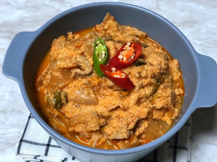 콩비지찌개 만드는 법 김치 넣어 구수하고 얼큰하게~