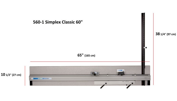 LOGAN 560-1 매트커터 시스템 Simplex Classic 152cm