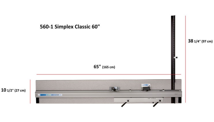  LOGAN 560-1 매트커터 시스템 Simplex Classic 152cm