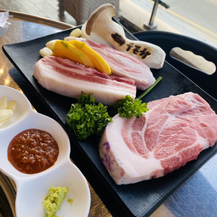 제주도 흑돼지는 함덕 해수욕장 우돈향이 친절하고 맛있어요!