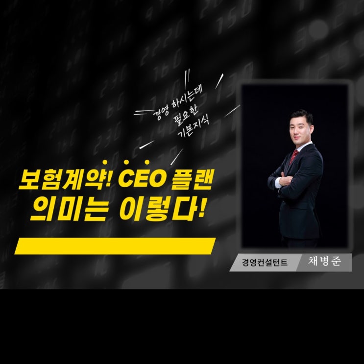 법인의 보험계약의 꽃 CEO 플랜의 의미와 개념