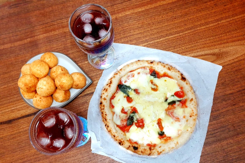맛있는피자, 바질향이 좋은 캐비아 볼라레 마르게리따피자