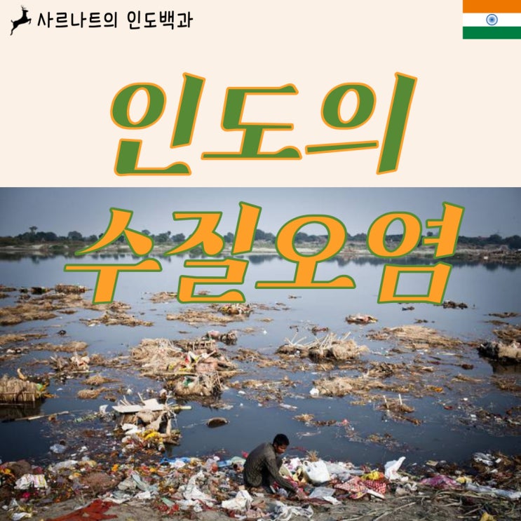  인도의 수질오염 - 강과 호수, 도대체 얼마나 심한가?
