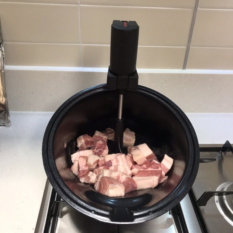  맛있는녀석들롤팬 [통삼겹구이,볶음밥도 스스로 할수잇는 신세계 회전롤팬 대박..]