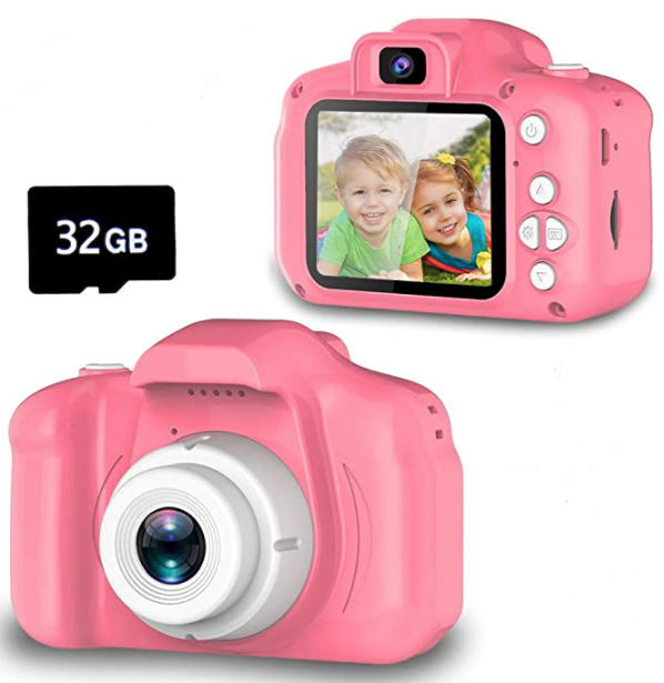 우리아이 생일선물로 아주 좋은 Seckton 아동유아용 셀카/HD 디지털 비디오 카메라 (32GB)