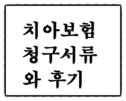 에이스 손해 치아보험 청구서류 및 파일(후기 올립니다)