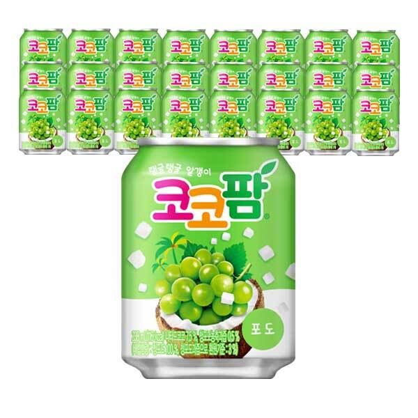 요즘 인기있는 해태 코코팜 포도 238ml캔 X 24개 젤리 음료수 과일음료, 1개, 1ml 추천해요 요즘 인기있는 해태 코코팜 포도 238ml캔 X 24개 젤리 음료수 과일음료, 1개, 1ml 추천해요