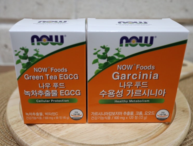  다이어트보조제추천 나우푸드 수용성 가르시니아&녹차추출물 EGCG