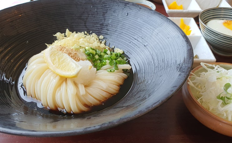  백운호수 자가제면 백운동 우동 돈까스 맛집