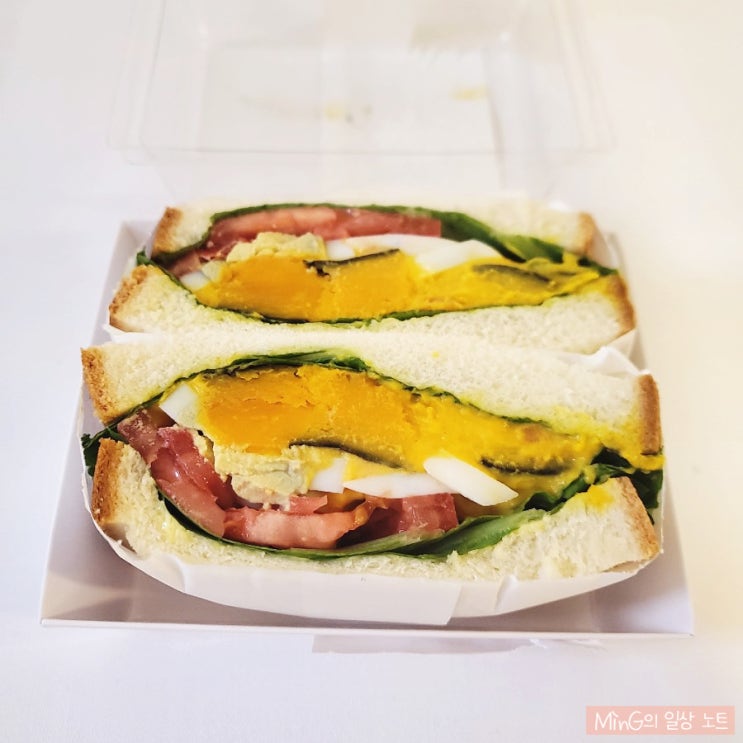 식사대용 건강 샌드위치 추천 :] 브레댄코 단호박 샌드위치