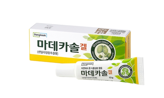 마데카솔 겔 - 노출되는 피부에 번들거림 없이 바를 수 있는 상처연고