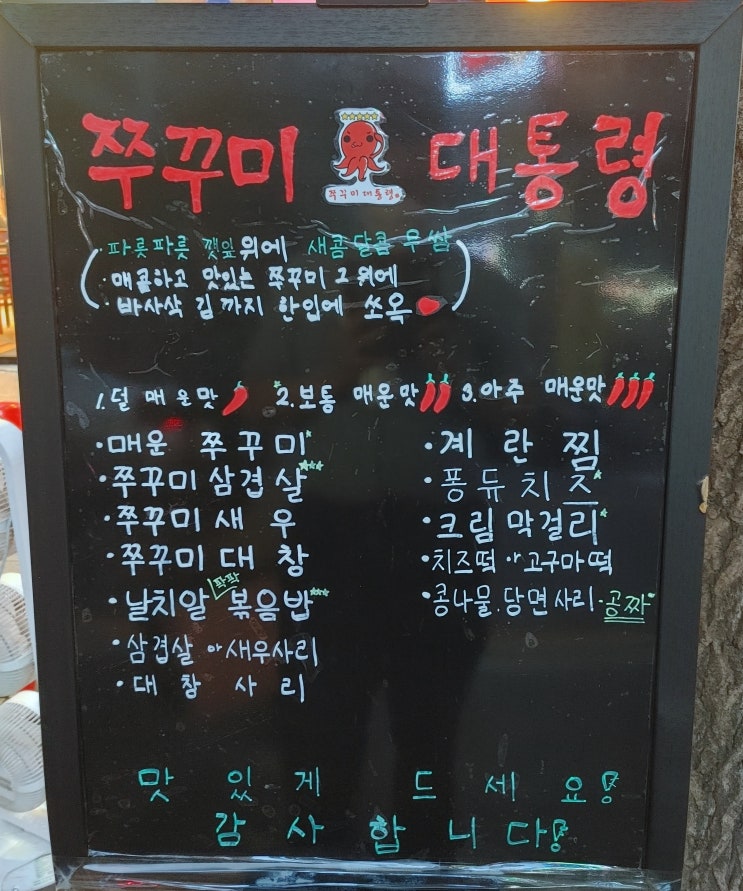 일산 라페스타 맛집, 쭈꾸미 대통령.