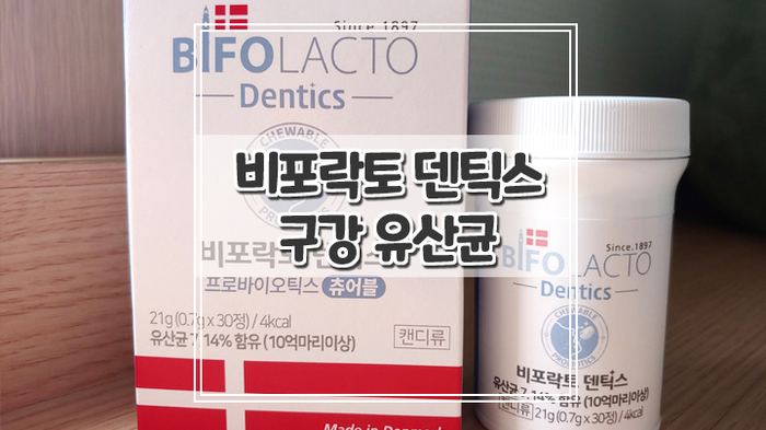  비포락토 덴틱스 구강 유산균으로 자기전에 구강관리해요
