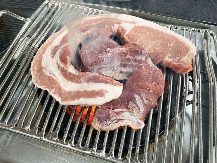  대청댐 맛집, 성남집 돼지고기 소금구이