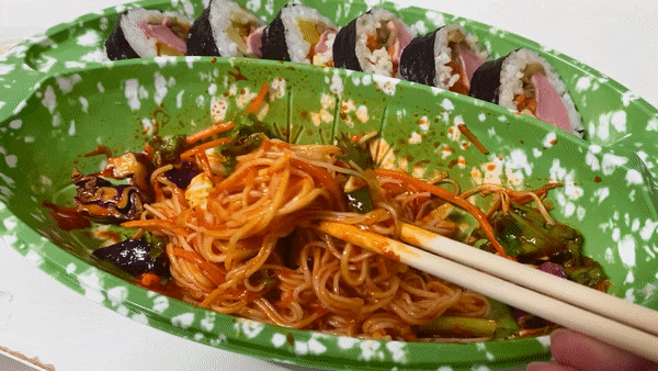  GS25신상 소시지김밥엔비빔면