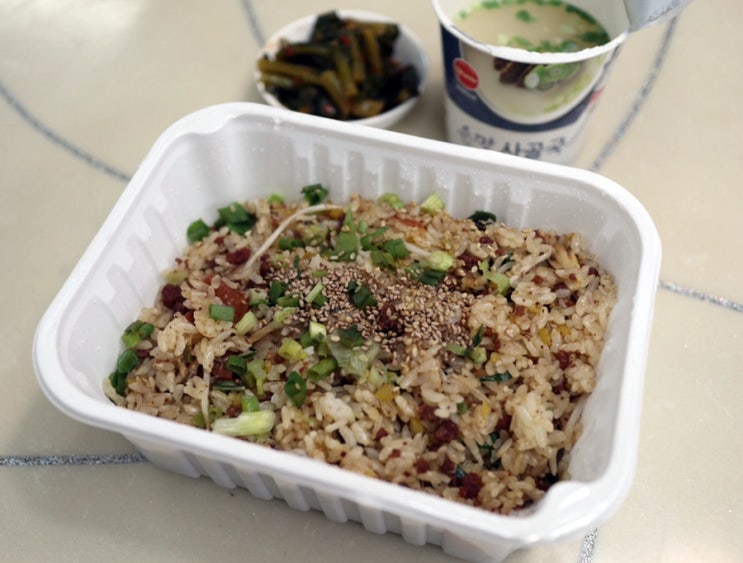  송도맛집 선식당 소고기마늘볶음밥 포장 후기