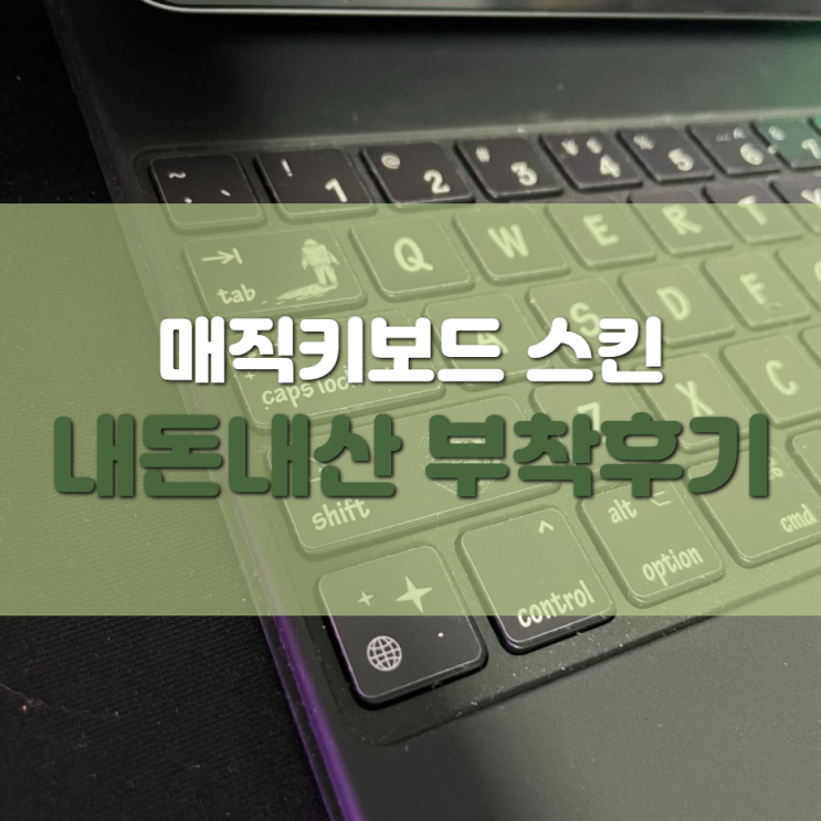  매직키보드 스킨, 내돈내산 후기
