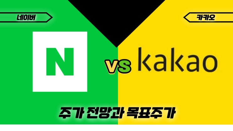  NAVER(네이버), 카카오 주식 시세와 주가 전망, 목표주가
