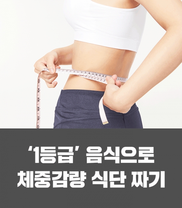  '1등급 '음식으로 체중감량 식단짜기
