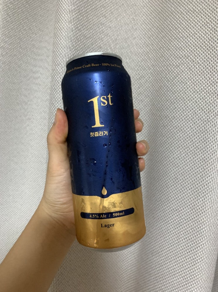  [술]첫즙라거 리뷰 및 후기 : 편의점 맥주 추천 내돈내산