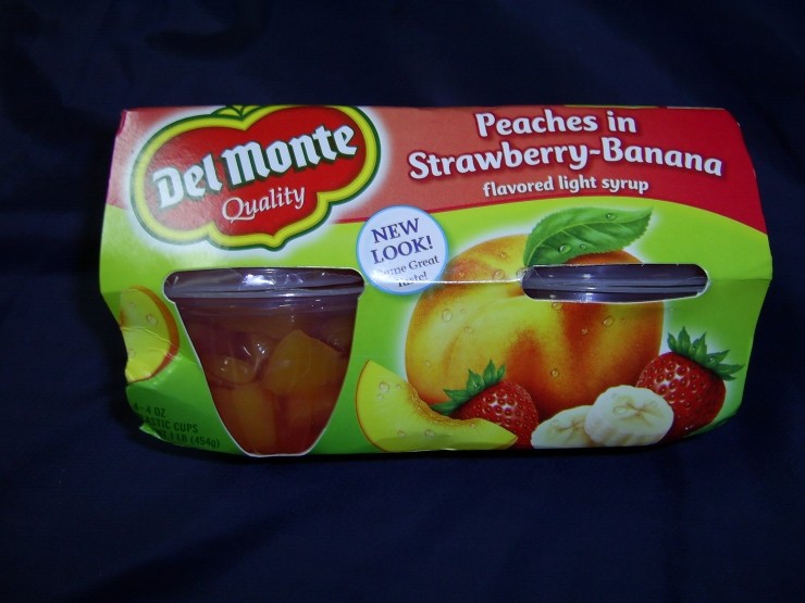 Delmonte Peaches in Strawberry-Banana