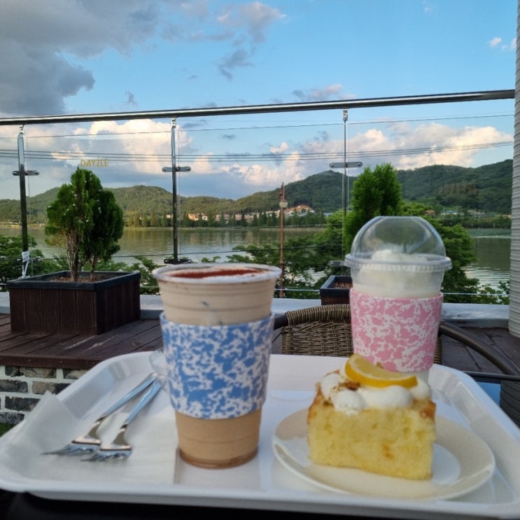  신정호 신상카페 데이즐 내돈내산 다녀왔습니다. 애견동반도 가능