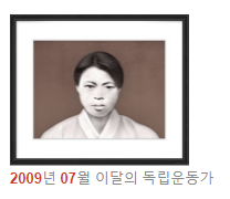 독립운동가 박자혜 선생님(2009년 07월 이달의 독립운동가) 독립운동가 박자혜 선생님(2009년 07월 이달의 독립운동가)