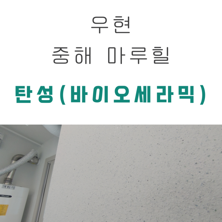  포항 우현중해마루힐 탄성 시공