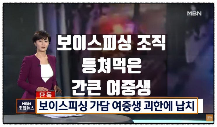 여중생 납치사건, 알고보니 여중생이 보이스피싱 조직원 ㅎㅎㅎ 여중생 납치사건, 알고보니 여중생이 보이스피싱 조직원 ㅎㅎㅎ