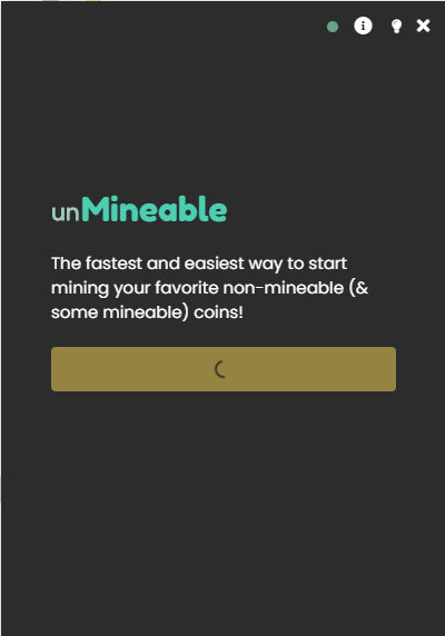  unmineable 무한로딩 해결