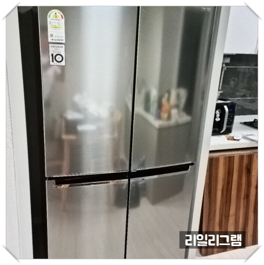  엘지 냉장고 4도어 F873S30 저렴하게 바꿨어요