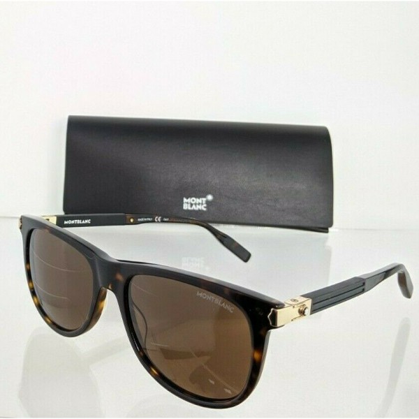 리뷰가 좋은 416536 / Brand New Authentic Mont Blanc Sunglasses MB0031 003 55mm Brown Gold Frame 0031 추천합니