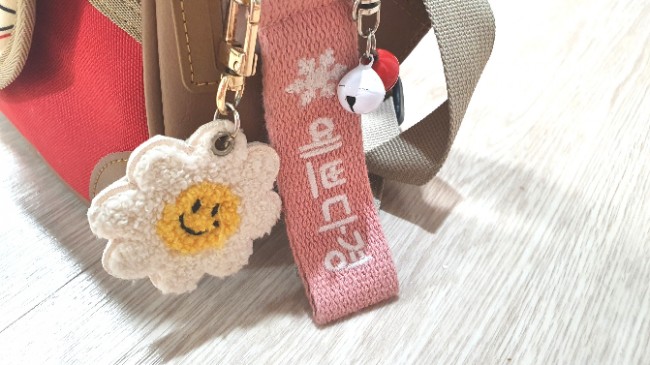  입학준비 어린이가방 자수로된 네임텍-예쁜네임텍 미소가든