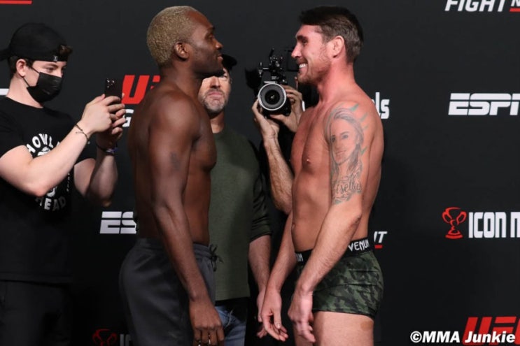UFC 베가스 36: 브런슨 vs 틸 계체 결과 + 영상(김지연 출전) UFC 베가스 36: 브런슨 vs 틸 계체 결과 + 영상(김지연 출전)