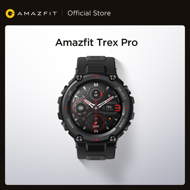 인지도 있는 Amazfit T-rex Trex Pro T Rex GPS 아웃도어 스마트워치 방수 18-day 배터리 Life 390mAh 스마트워치 안드로이드 iOS 폰, Dese