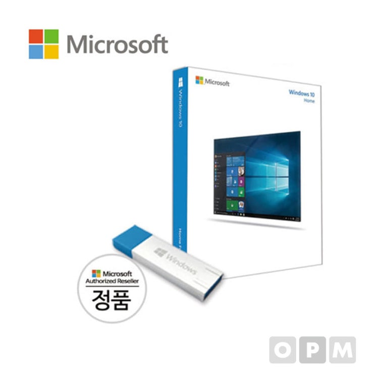 선호도 좋은 MS Windows 10 Home FPP 정품 한글(USB)/윈도우10 추천합니다
