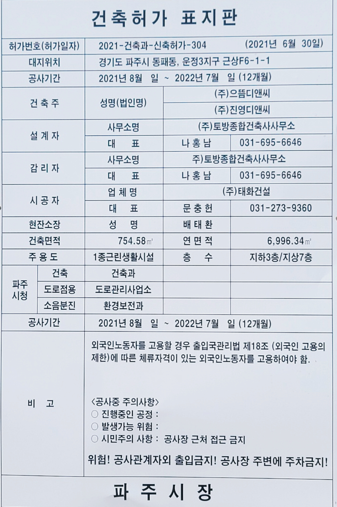  [운정퍼스트타워] 파주 운정신도시 운정3지구 동패동 18,000세대초3,중2고1 학세권 출퇴근 동선 생활권 메인도로 상업지 버스정류장 바로 코 앞 준공이 제일 빠른 독점 상가