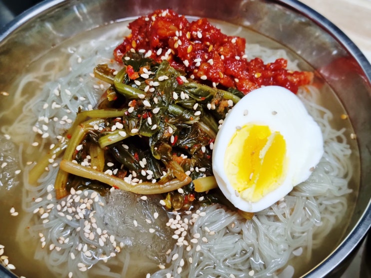  올면 '속초식 명태 회냉면' 후기 / 별미 명태회냉면