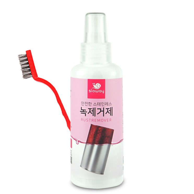 많이 팔린 슬로웨이 스테인레스 녹제거제 + 브러쉬 세트, 150ml, 1세트 좋아요