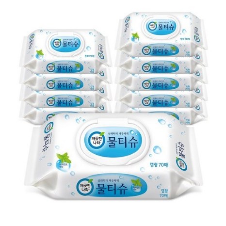 후기가 정말 좋은 깨끗한나라 페퍼민트 물티슈 캡형, 70매, 120팩 ··· 후기가 정말 좋은 깨끗한나라 페퍼민트 물티슈 캡형, 70매, 120팩 ···