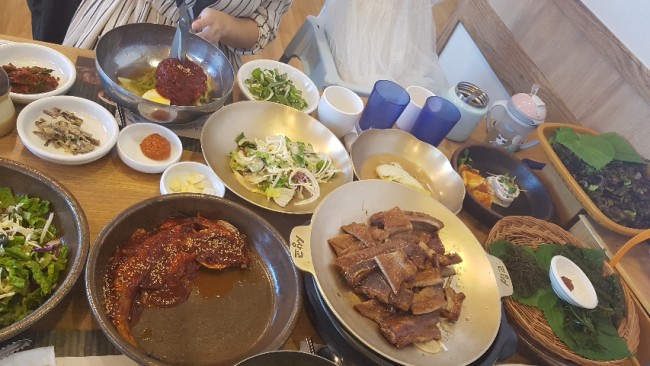  광주맛집- 떡갈비와 돼지갈비가 맛있는 쌍교숯불갈비
