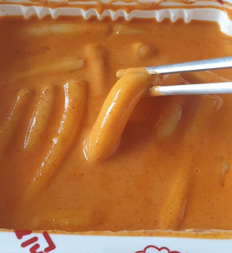  신전떡볶이 로제  후기