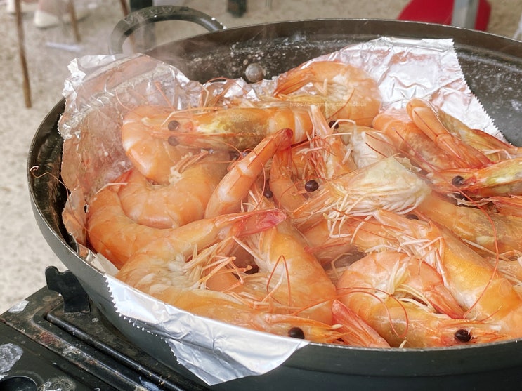  영종도 맛집 :: 자족왕새우 소금구이로 유명한 <만정수산>, 할많하않 솔직리뷰