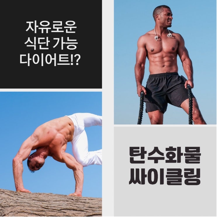  마법과 같은 근 손실 최소화 다이어트 방법![탄수화물 싸이클]