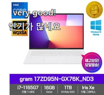  요즘대세 lg노트북그램17인치 진실된 순위정보 선물로도 좋을거같네요