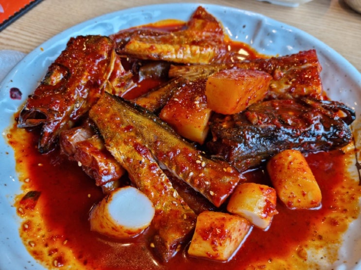  수원 한일타운 만석공원 근처 송죽동 맛집 바다향 왕코다리, 코다리 양념이 찐~