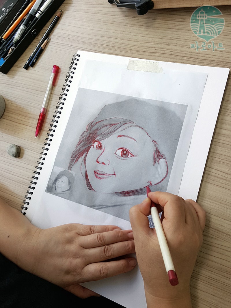 디즈니 캐릭터 자화상 연필그림 그리기 : 네이버 블로그, image size:800x1067