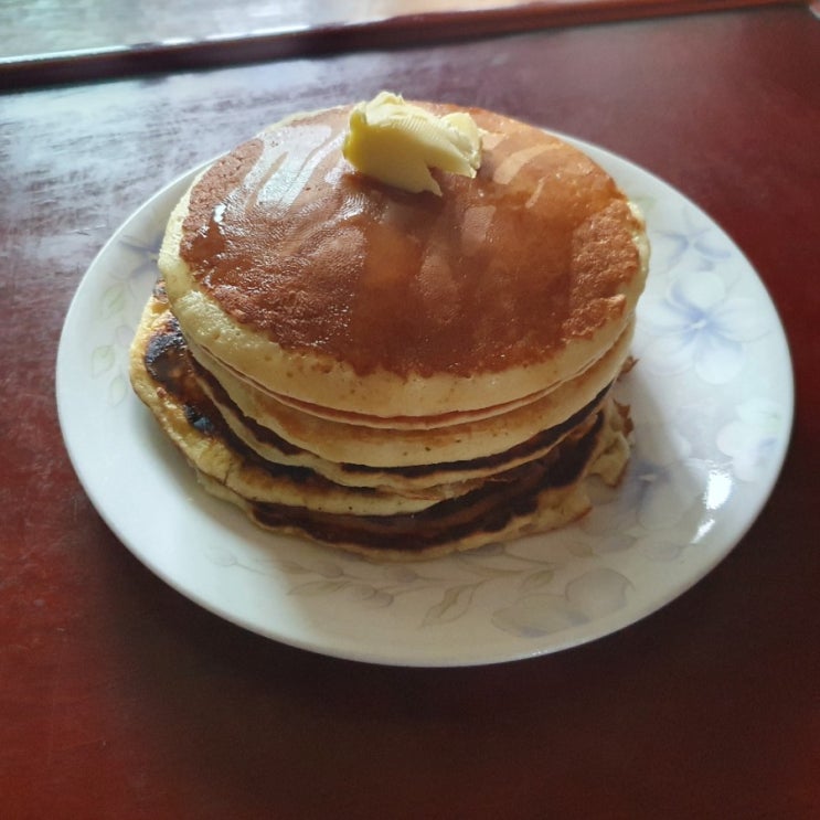  요즘들어 왜이렇게 핫케잌이 맛있는지 모르겠네요. 